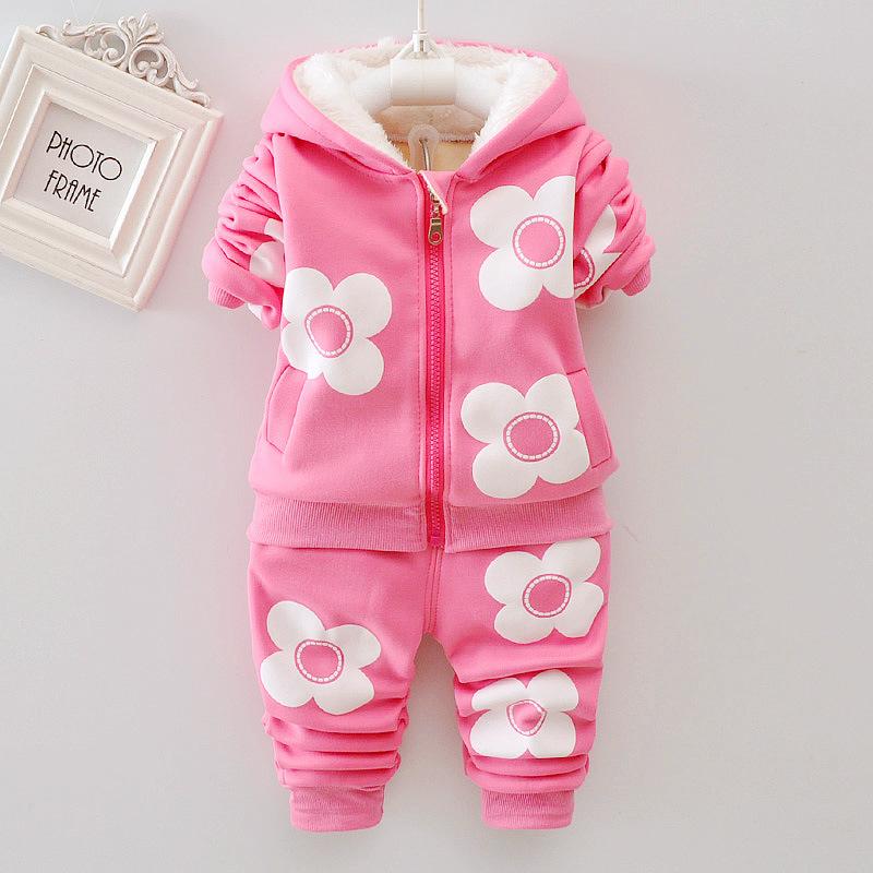 Plant Parent Hoodie - Bebé niñas flor dibujos animados Thickk