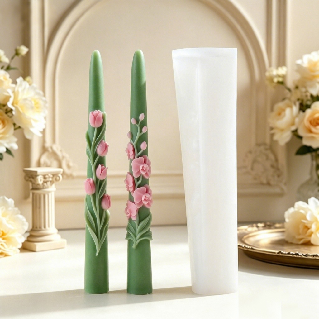 Orchid Phalaenopsis - Molde de silicona 3D con relieve