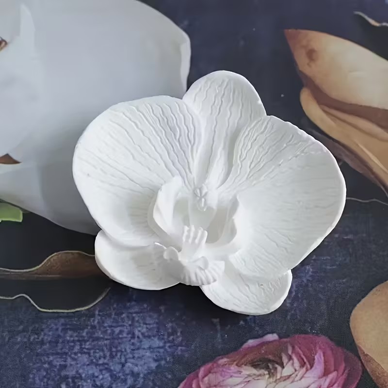 Orchid Phalaenopsis - Molde de silicona 3D de orquídea