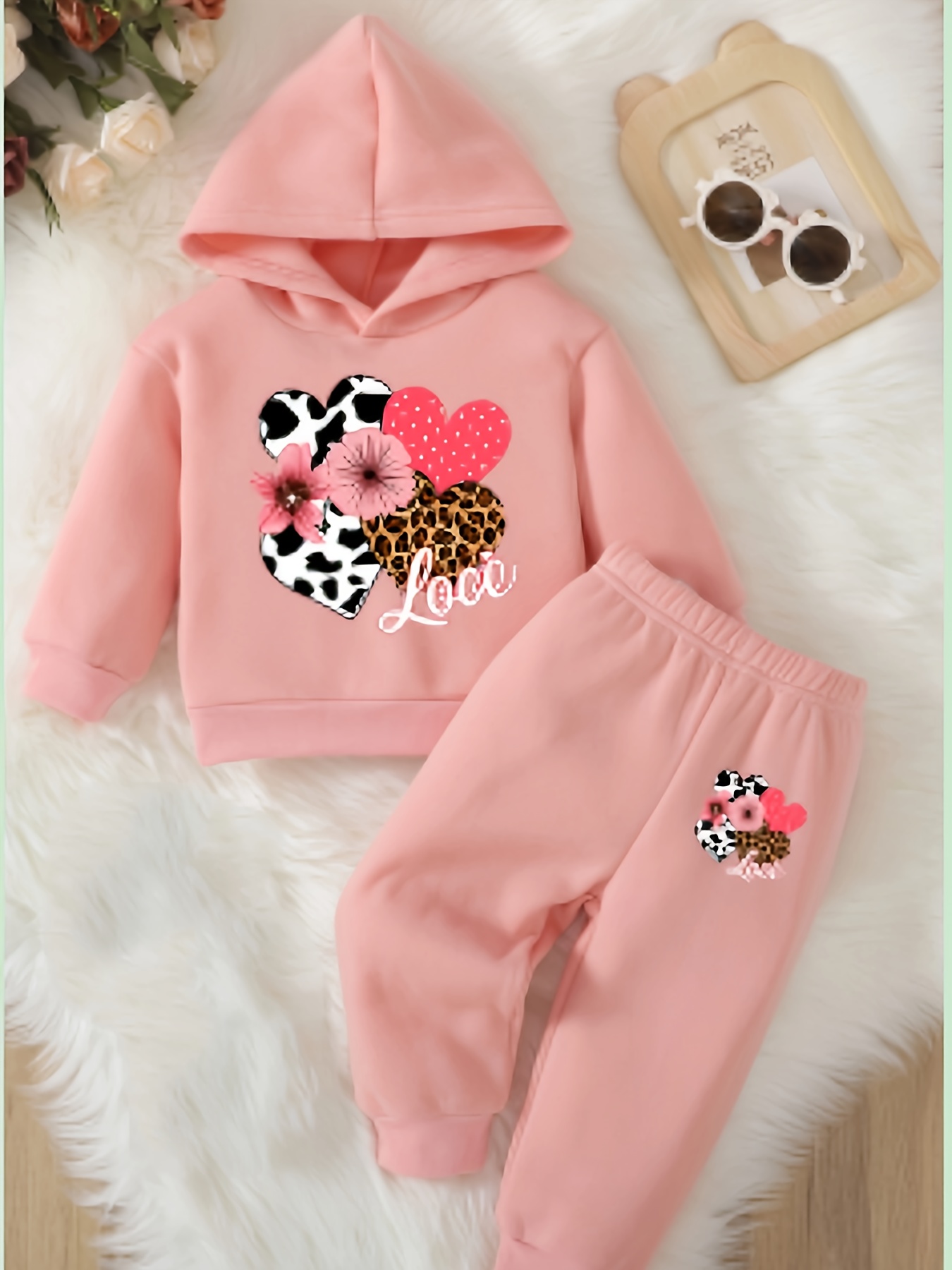Bebé niña Love Flower Pattern  - Plant Parent Hoodie reseña y precio