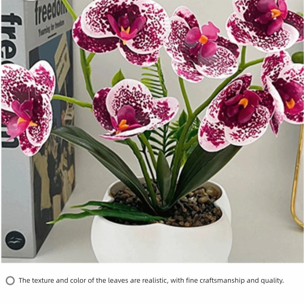 Orquídea Mariposa Artificial M - Orchid Phalaenopsis reseña y precio