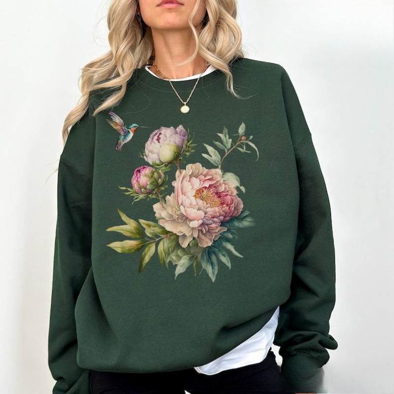 Otoño e Invierno Floral cuello - Plant Parent Hoodie reseña y precio
